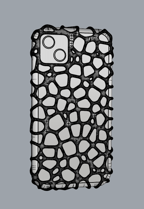 參數化 Voronoi 手機殼模型